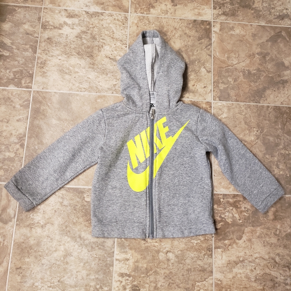 Nike Baby Boys Size 24M Heather Suede Graphic Hoodie